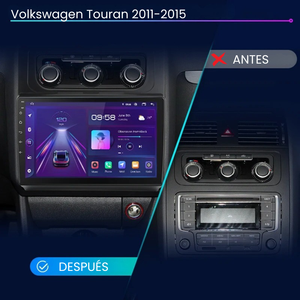Autoradio Android Auto Carplay Volkswagen Touran 2011-2015