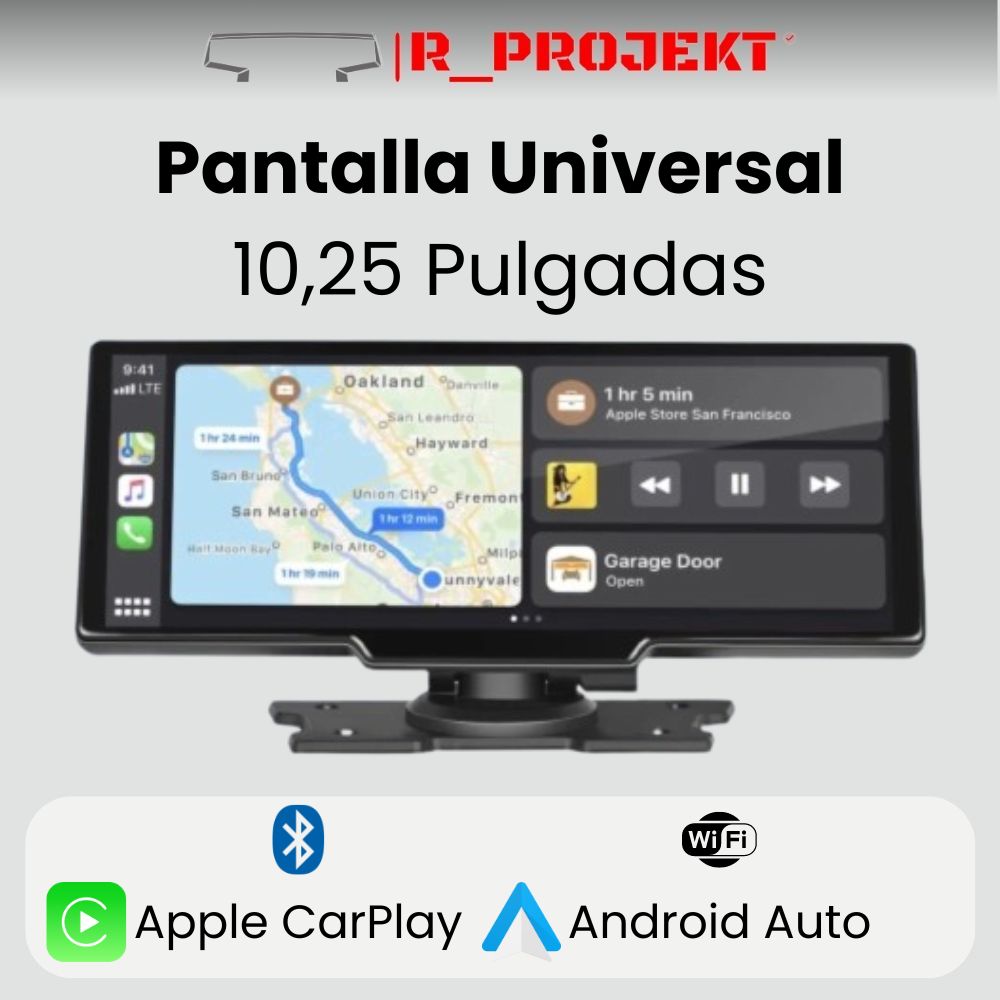 Universal Car Screen Android Auto & Carplay 10.25 inches