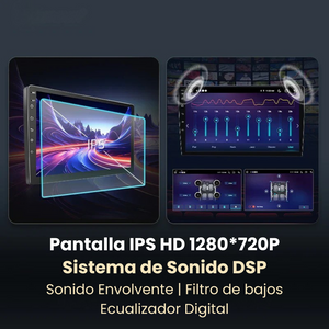 Pantalla Android Auto Carplay Kia Carnival 2006-2014