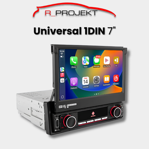 Universelles Autoradio 1 DIN Android Auto Carplay 7 Zoll