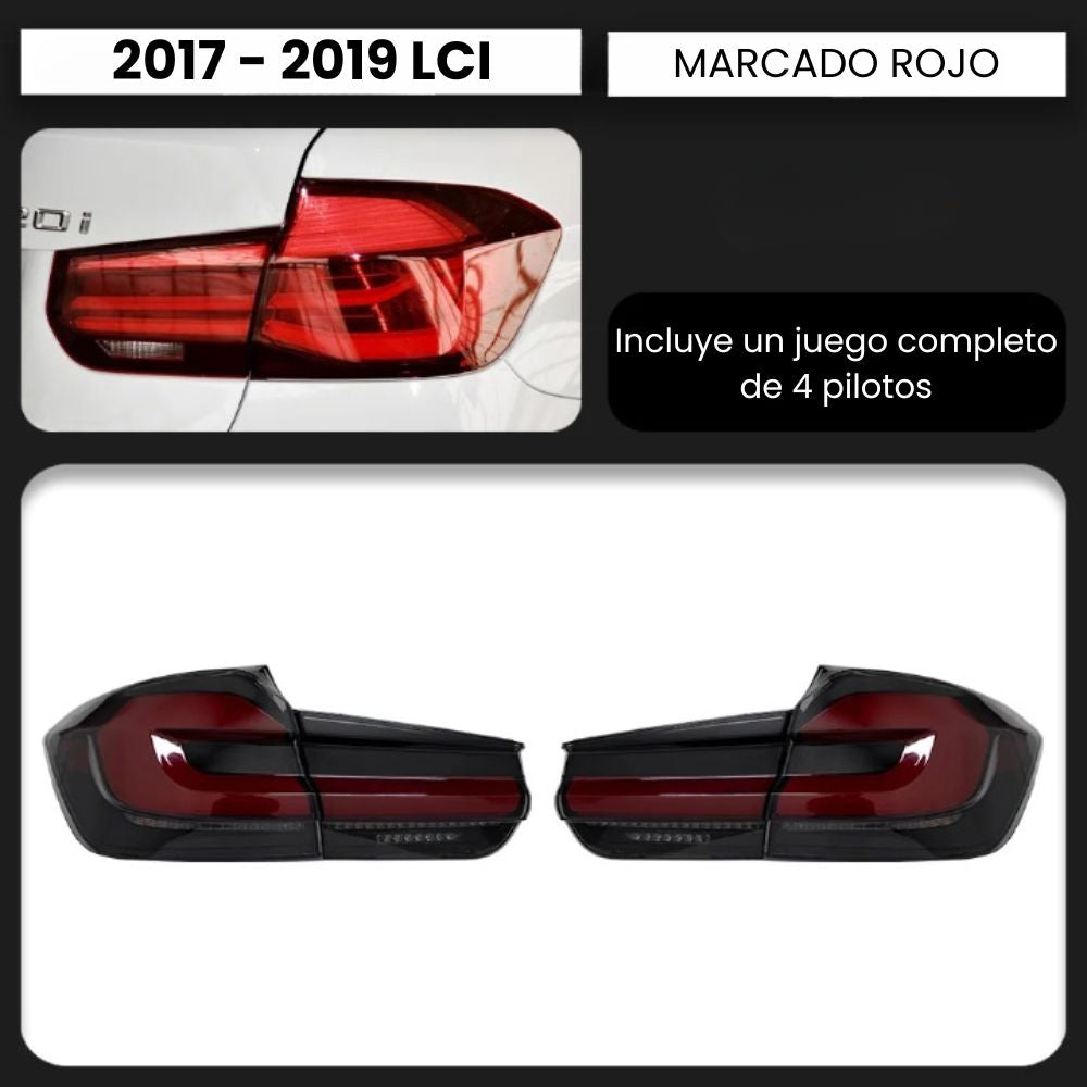 Pilotos LED dinámicos BMW Serie 3 F30 / F35 - M3 F80 con animación de arranque RProjekt