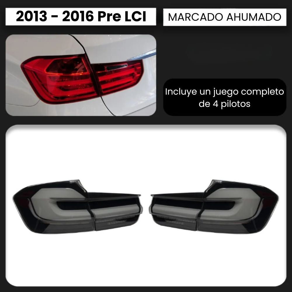 Pilotos LED dinámicos BMW Serie 3 F30 / F35 - M3 F80 con animación de arranque RProjekt