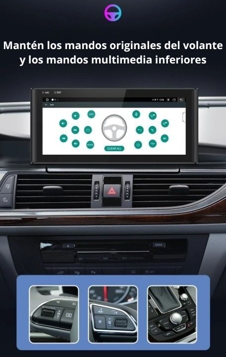 Radio Android Auto Caplay Audi A6 A7 2011-2019 10,25 Pulgadas RProjekt