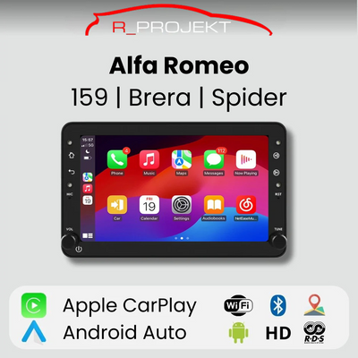 parte frontal de nuestra pantalla para alfa romeo 159 brera spider