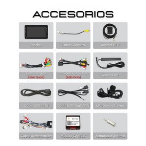 accesorios que incluye el kit de pantalla