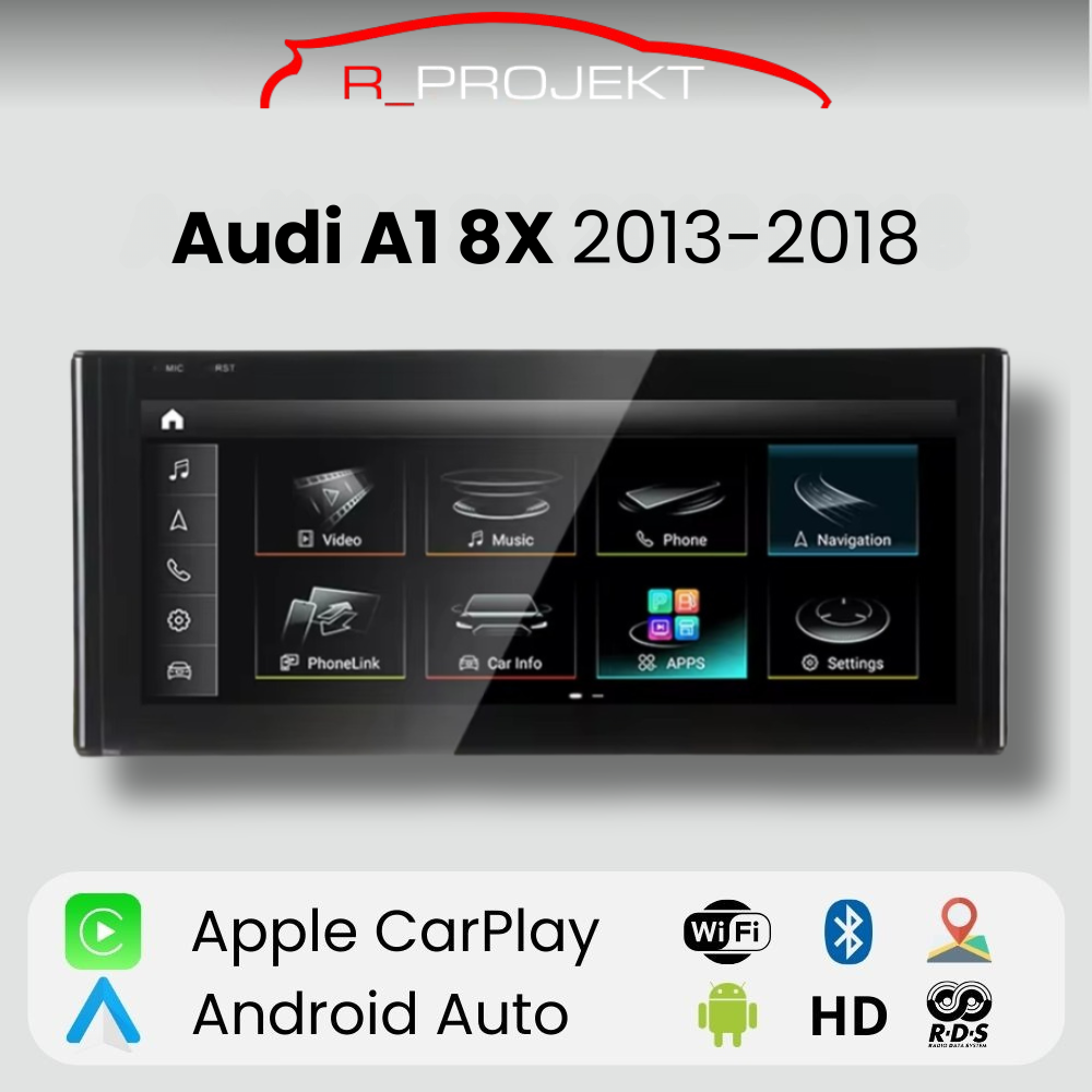 Android Auto Radio Carplay Audi A1 2013 - 2018