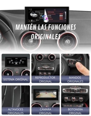 Android Auto Carplay Screen Audi A1 2013 - 2018 