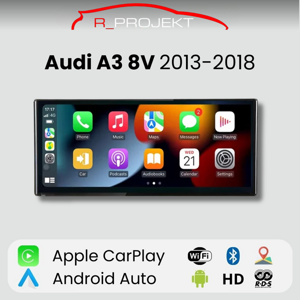 Android Auto Carplay Screen Audi A3 8V 2013-2018 