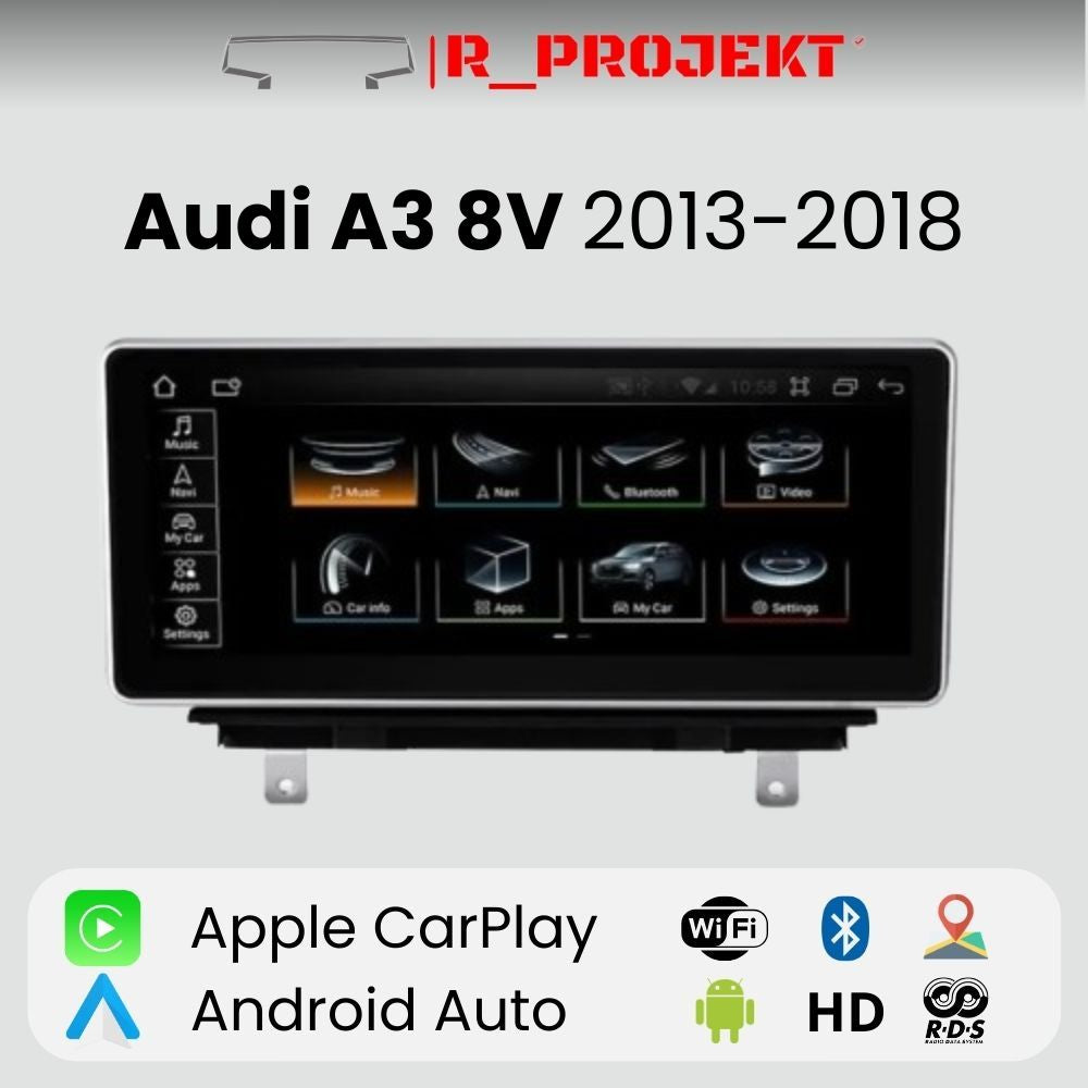 Android Auto Radio Carplay Audi A3 8V 2013-2018