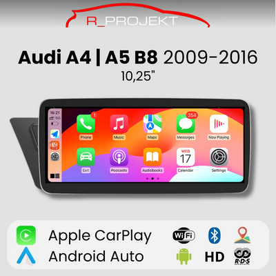 Android Auto Carplay Screen for Audi A4 A5 2009-2016 10 Inch 