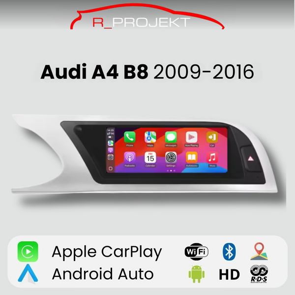 Pantalla Android Auto Carplay Audi A4 B8 2009-2016