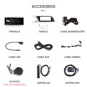 Android Auto Carplay Screen Audi A4 B8 2009-2016 