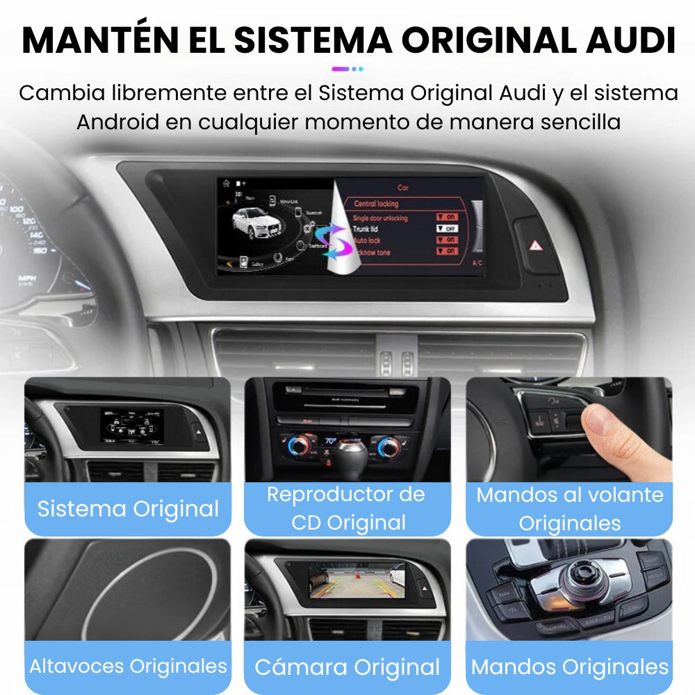 Android Auto Radio Carplay Audi A4 B8 2009-2016