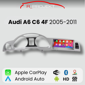 Android Auto Carplay Screen Audi A6 C6 4F 2005-2011 
