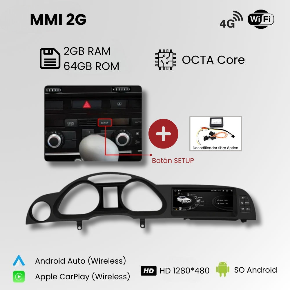 Android Autoradio Carplay Audi A6 C6 4F 2005-2011