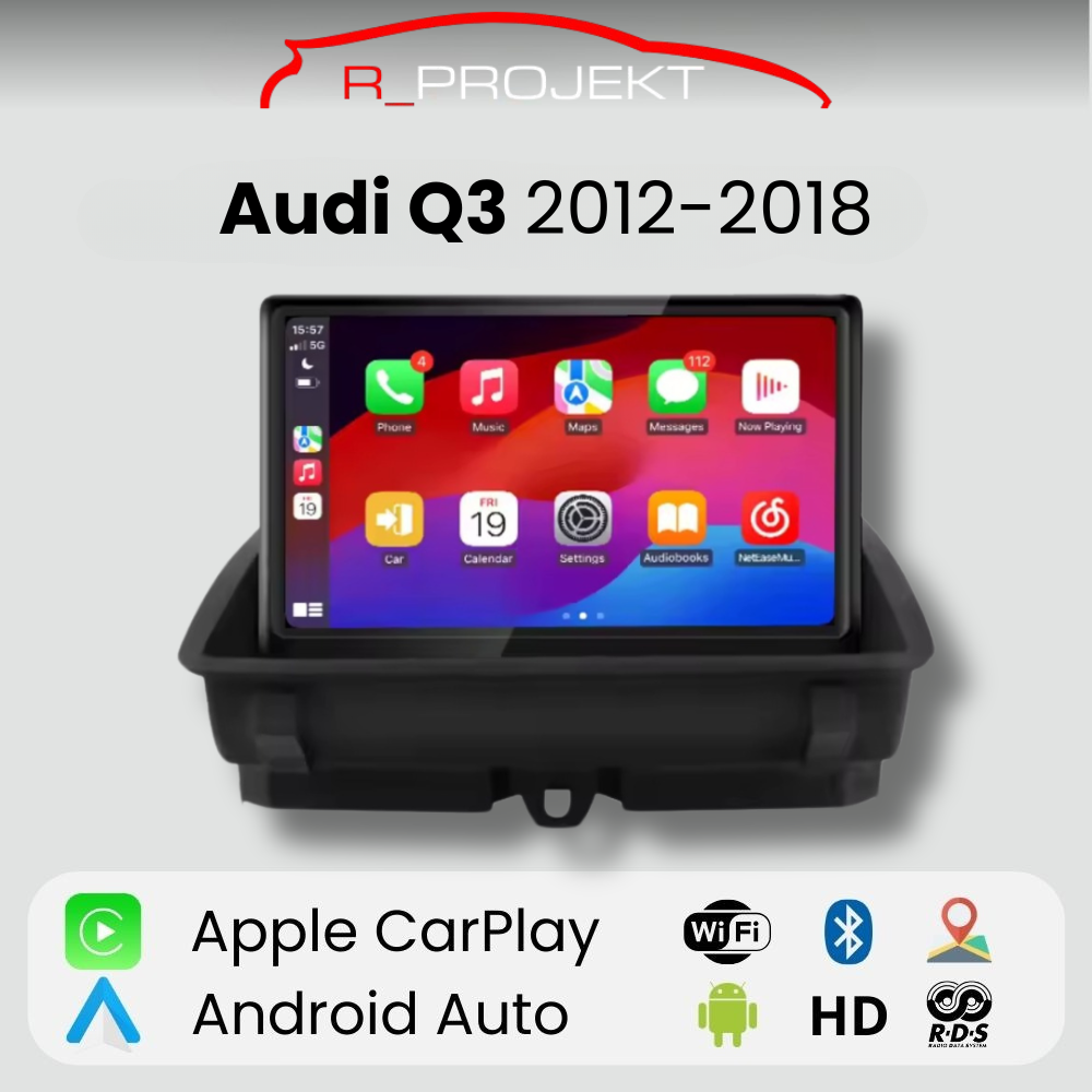 Android Auto Carplay Screen Audi Q3 2012-2018 