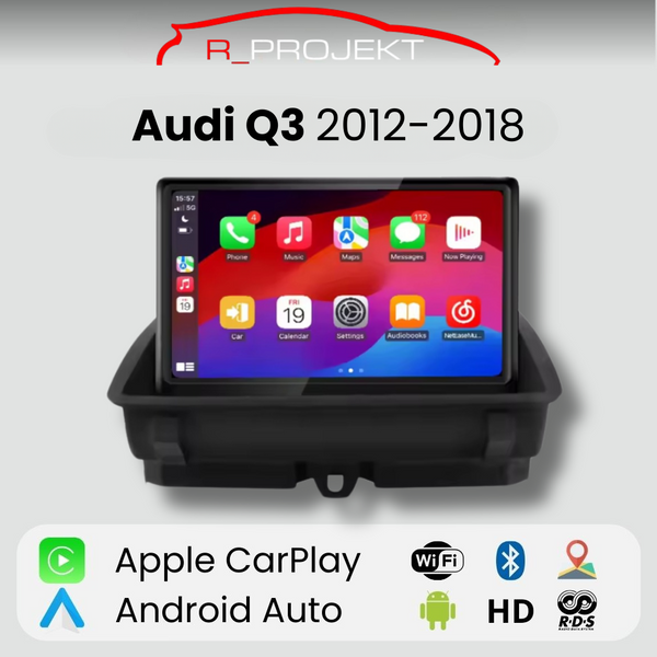 Android Auto Carplay Screen Audi Q3 2012-2018 