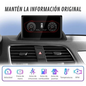 Android Auto Carplay Screen Audi Q3 2012-2018 