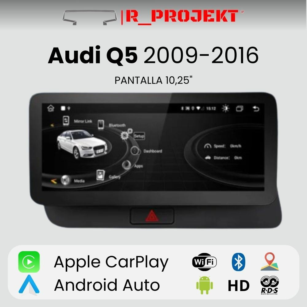 Radio Android Auto Carplay Audi Q5 2009 - 2016 10 Pulgadas