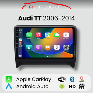 Android Auto Carplay Screen Audi TT MK2 8J 2006-2014