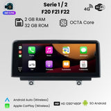 Android Autoradio Carplay BMW Serie 1 2 3 4 F20 F21 F22 F30 F31 F32 F33 F34 F36