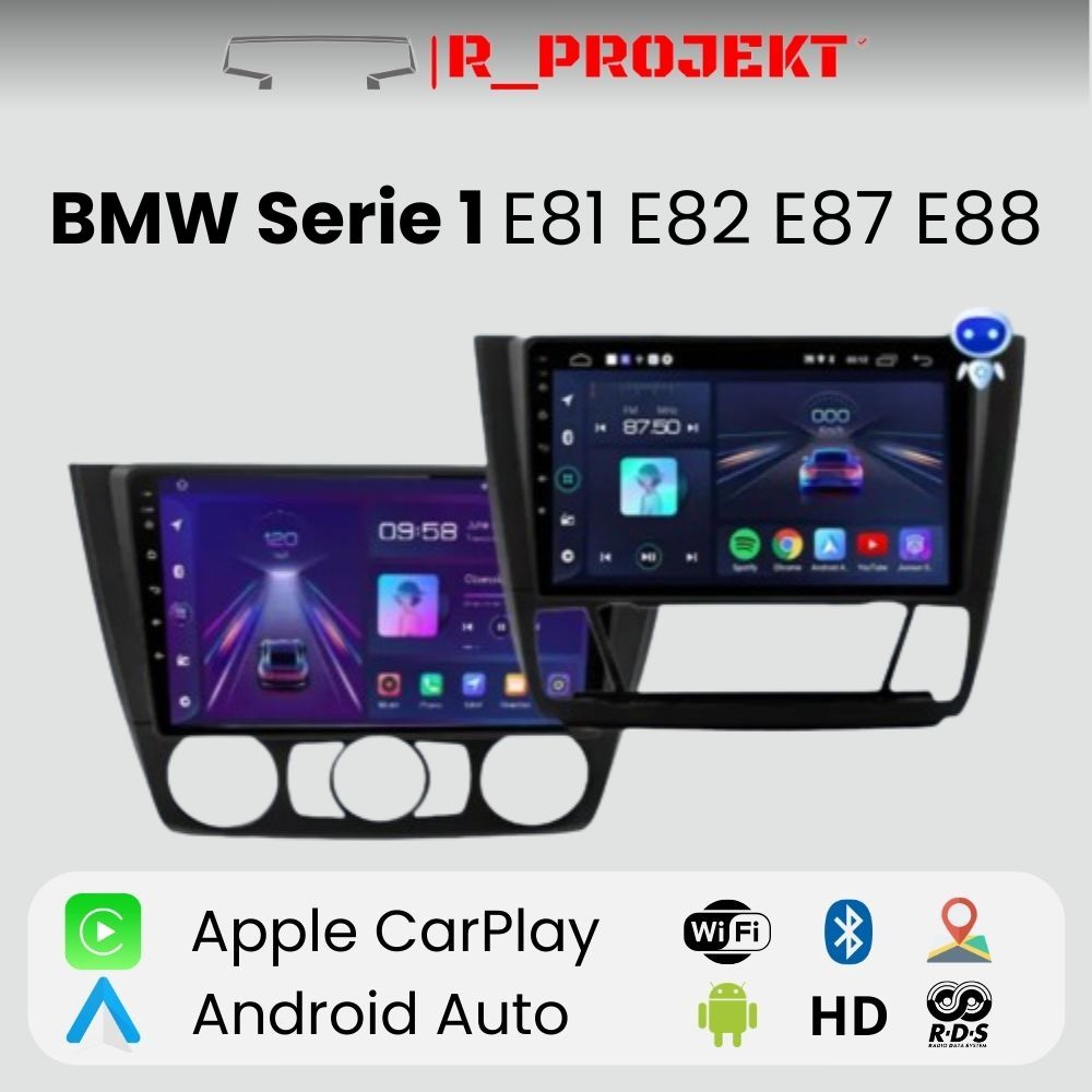 Android Autoradio Carplay <tc>BMW</tc> Serie 1 E81 E82 E87 E88