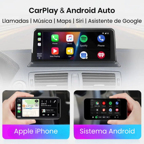 Android Auto Radio Carplay BMW 1 Series E81 E82 E87 E88 10 Inch