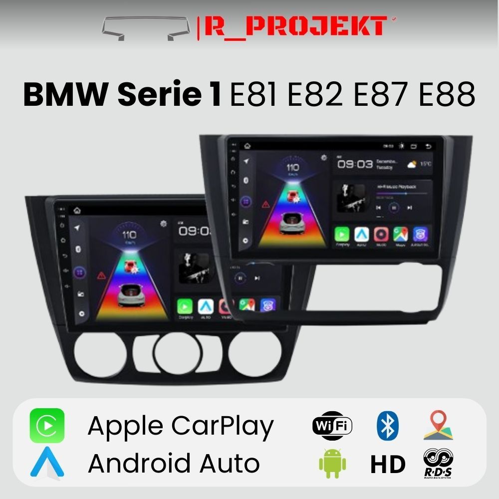 Android Auto Radio Carplay BMW 1 Series E81 E82 E87 E88