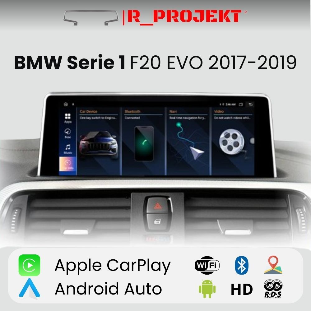 Android Auto Radio Carplay BMW 1 Series F20 EVO 2017-2019