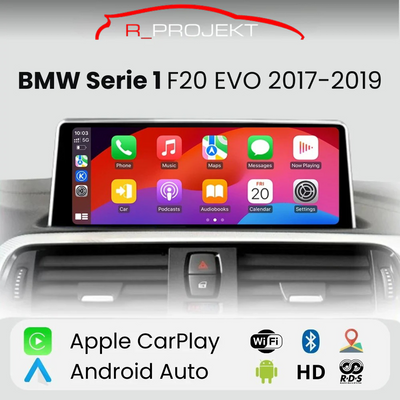 Android Auto Carplay Screen BMW 1 Series F20 EVO 2017-2019