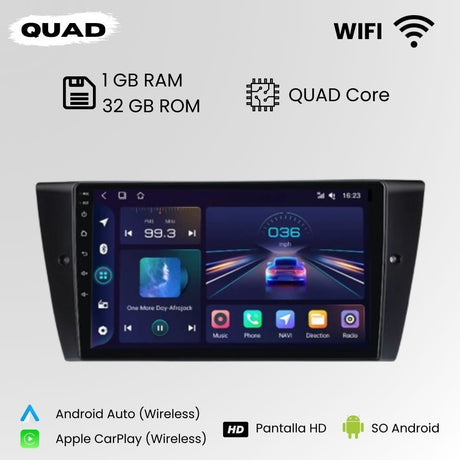 Radio Android Auto Carplay BMW Serie 3 E90 E91 E92 E93