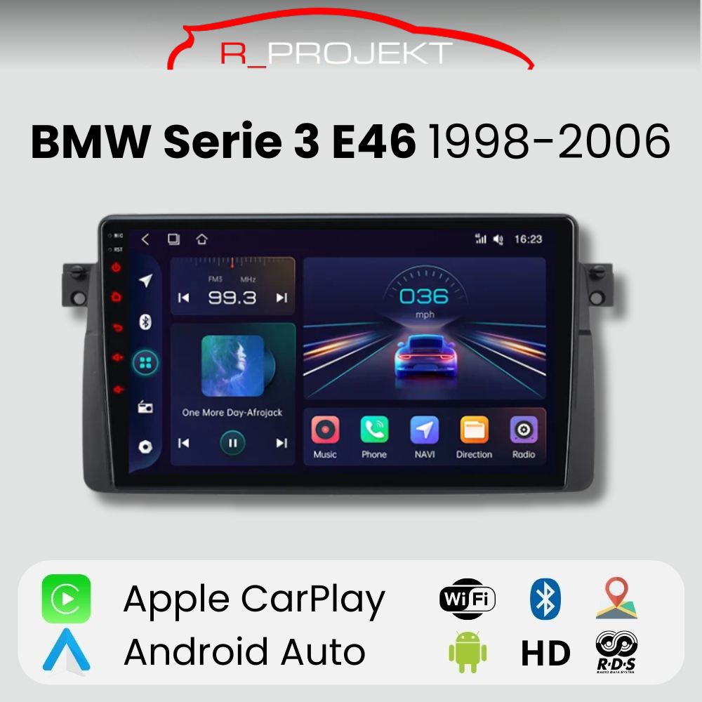Android Autoradio Carplay BMW Serie 3 E46