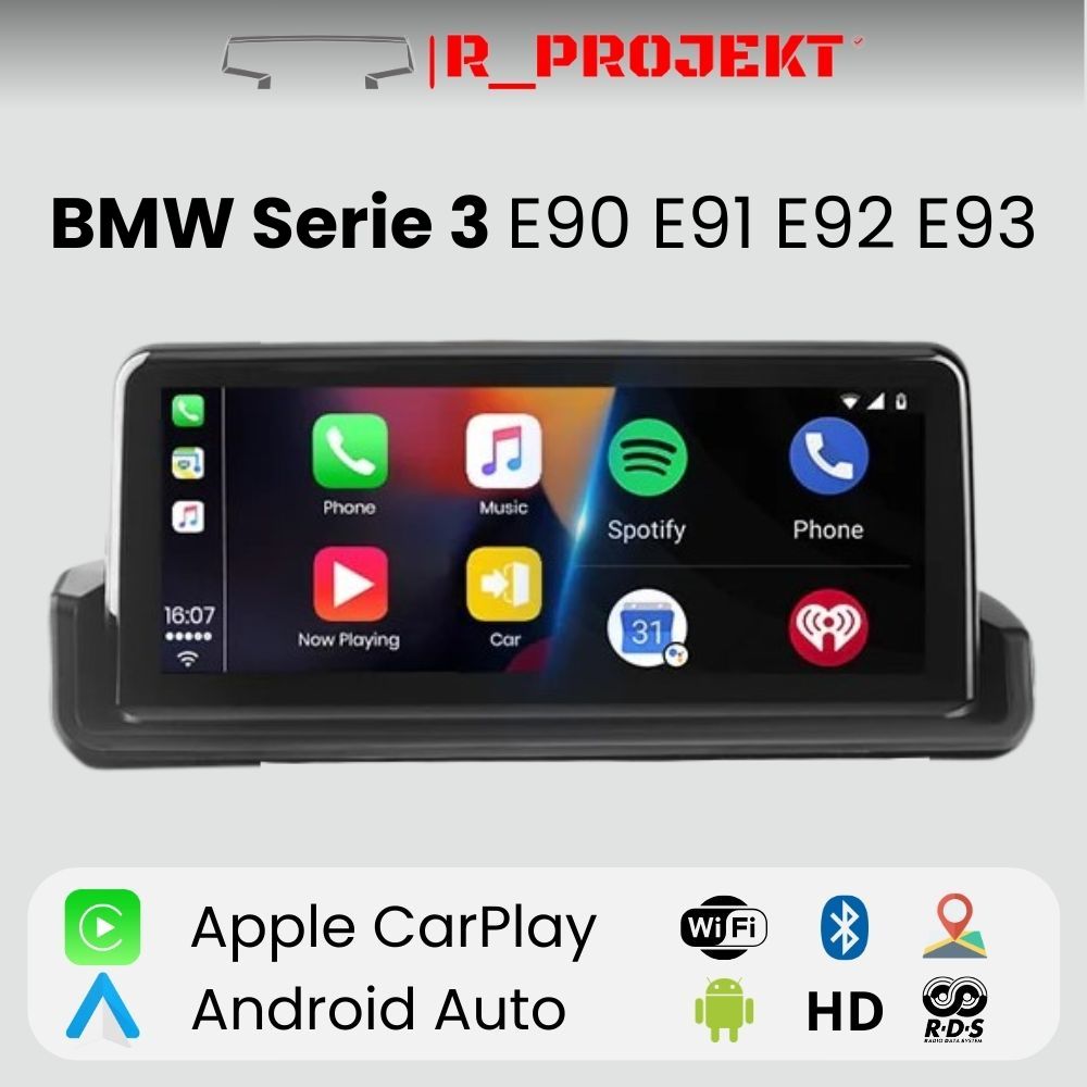 Android Autoradio Carplay <tc>BMW</tc> Serie 3 E90 E91 E92 E93 2005–2012