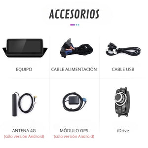 Android Auto Carplay Screen BMW X1 E84 2009 - 2015