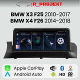 Radio Android Auto Carplay BMW X3 F25 2010-2017 X4 F26 2014-2018