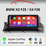 Android Autoradio Carplay BMW X3 F25 2010–2017 X4 F26 2014–2018
