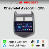 Android Auto Radio Carplay Chevrolet Aveo 2011-2015