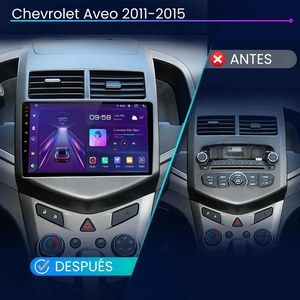 Android Auto Carplay Screen Chevrolet Aveo 2011-2015