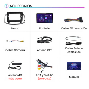 Android Auto Carplay Screen Chevrolet Captiva 2011-2016