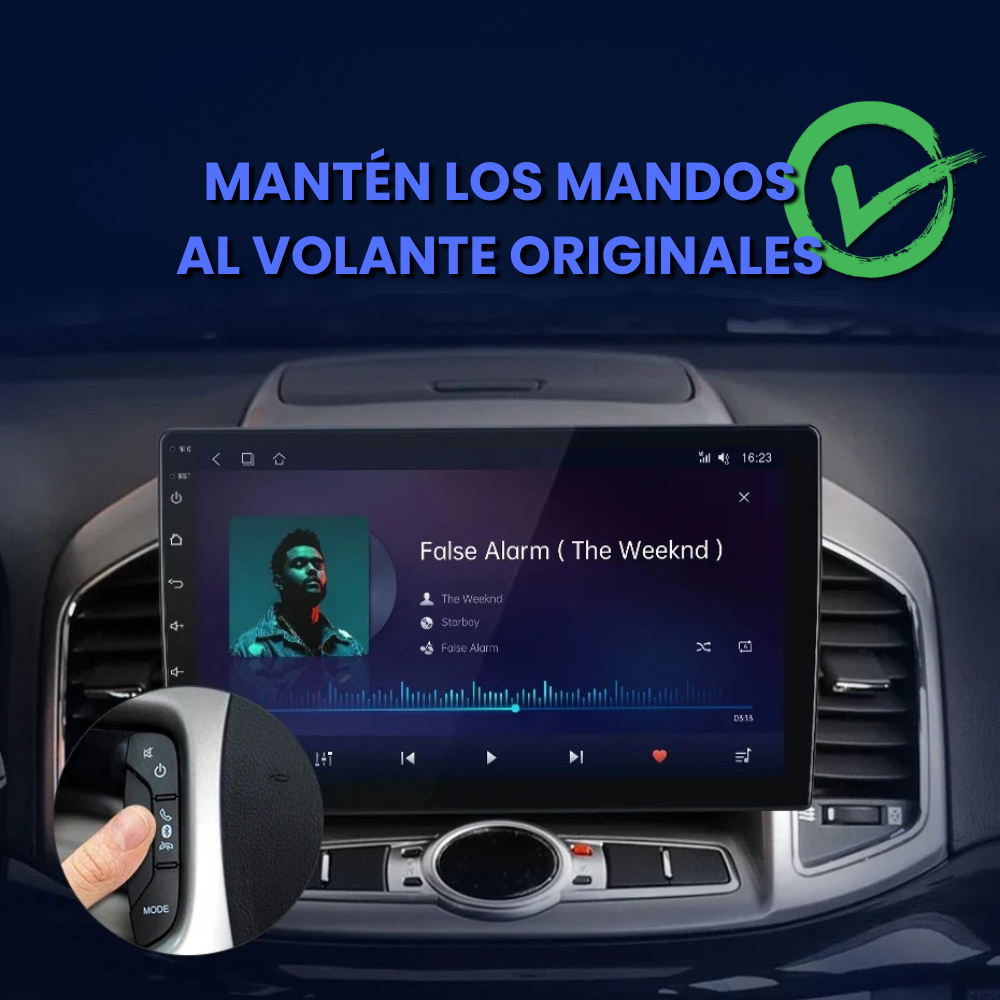 Android Auto Radio Carplay Chevrolet Captiva 2011-2016