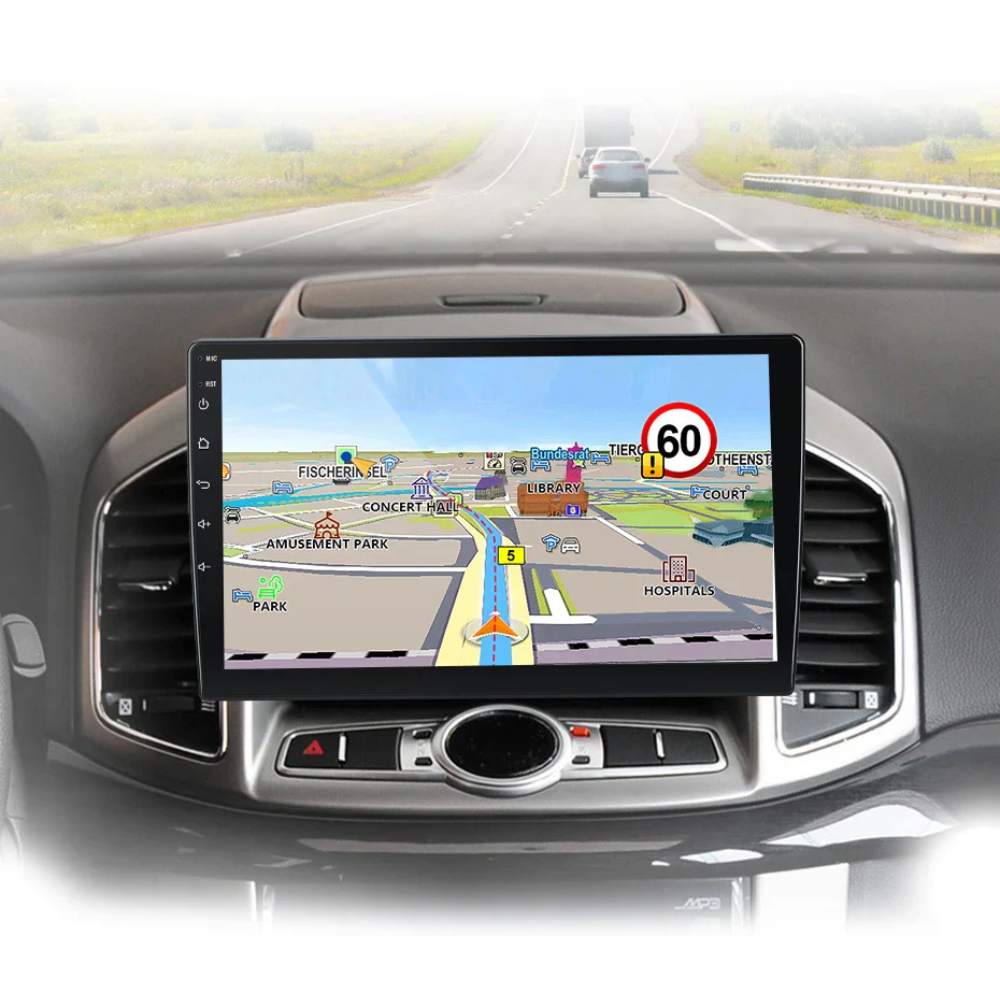 Android Auto Radio Carplay Chevrolet Captiva 2011-2016