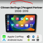 Pantalla Android Auto Carplay Citroen Berlingo / Peugeot Partner 2008-2019