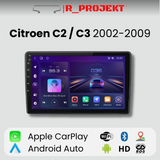 Android Auto Radio Carplay Citroen C2 C3 2002-2009