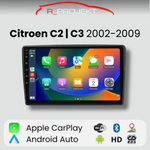 Pantalla Android Auto Carplay Citroen C2 C3 2002-2009