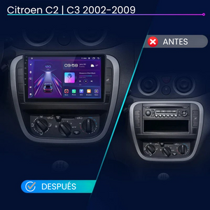 Android Auto Carplay Screen Citroen C2 C3 2002-2009