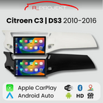 Pantalla Android Auto Carplay Citroen C3 - DS3 2010-2016