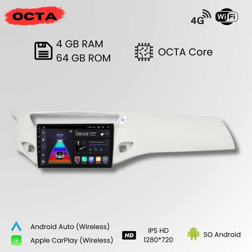 Radio Android Auto Carplay Citroen C3 - DS3 2010-2016