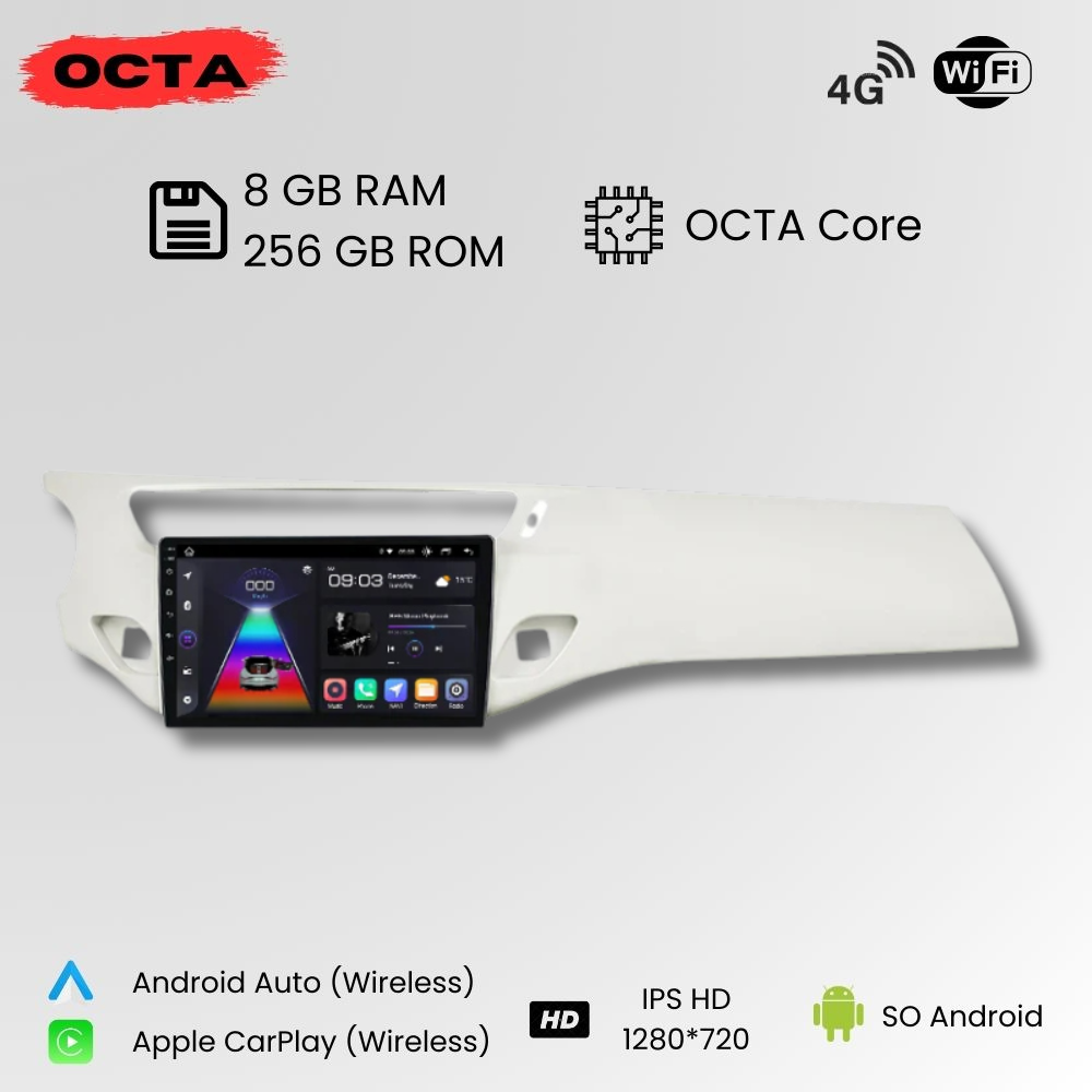 Radio Android Auto Carplay Citroen C3 - DS3 2010-2016