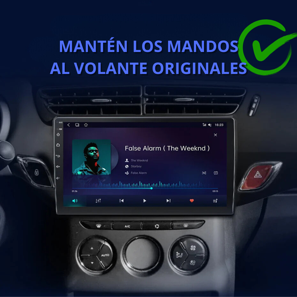 Radio Android Auto Carplay Citroen C3 - DS3 2010-2016