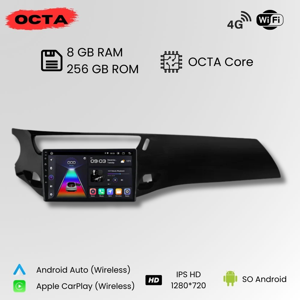 Radio Android Auto Carplay Citroen C3 - DS3 2010-2016